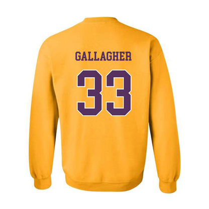 JMU - NCAA Baseball : Aiden Gallagher - Vintage Dukes Crewneck Sweatshirt-1