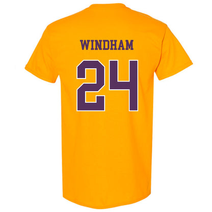 JMU - NCAA Men's Basketball : KJ Windham - Vintage Dukes T-Shirt-1