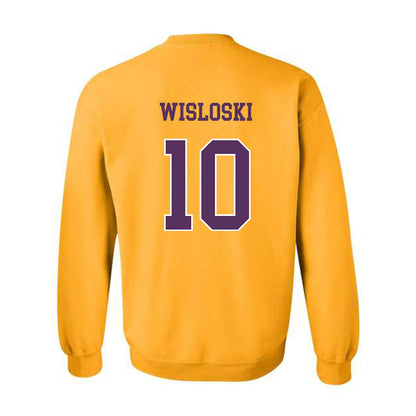 JMU - NCAA Football : Braeden Wisloski - Vintage Dukes Crewneck Sweatshirt-1