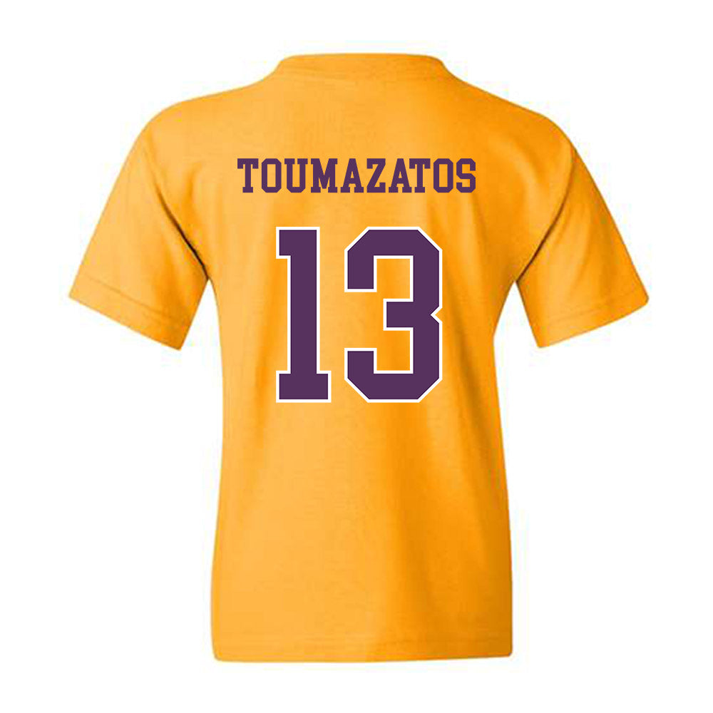 JMU - NCAA Women's Volleyball : Ana Toumazatos - Vintage Dukes Youth T-Shirt-1