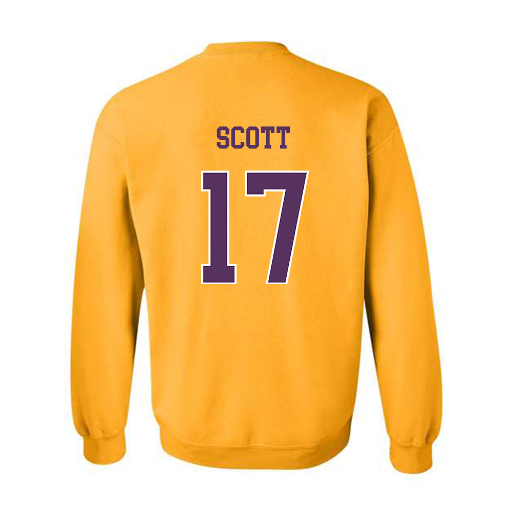 JMU - NCAA Football : Michael Scott - Vintage Dukes Crewneck Sweatshirt-1