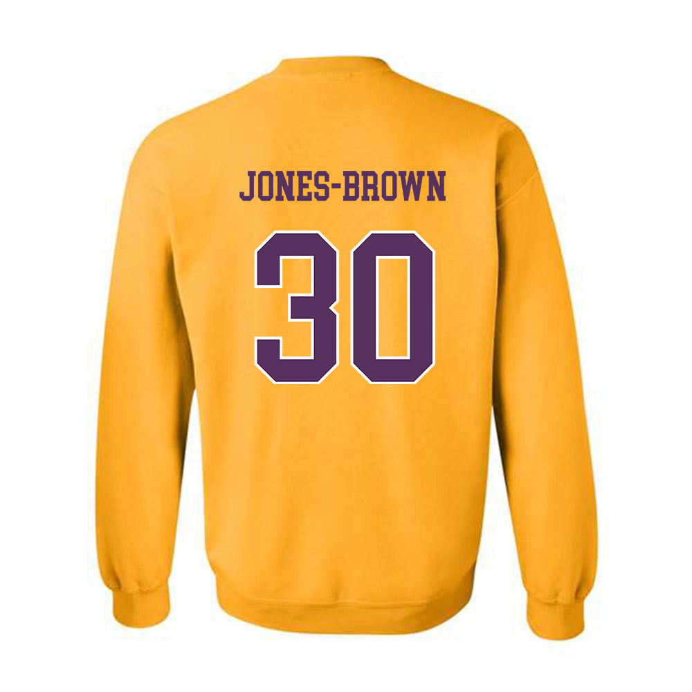 JMU - NCAA Women's Basketball : Ja'Quoia Jones-Brown - Vintage Dukes Crewneck Sweatshirt-1