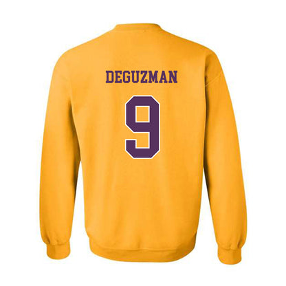 JMU - NCAA Women's Soccer : Samantha DeGuzman - Vintage Dukes Crewneck Sweatshirt-1