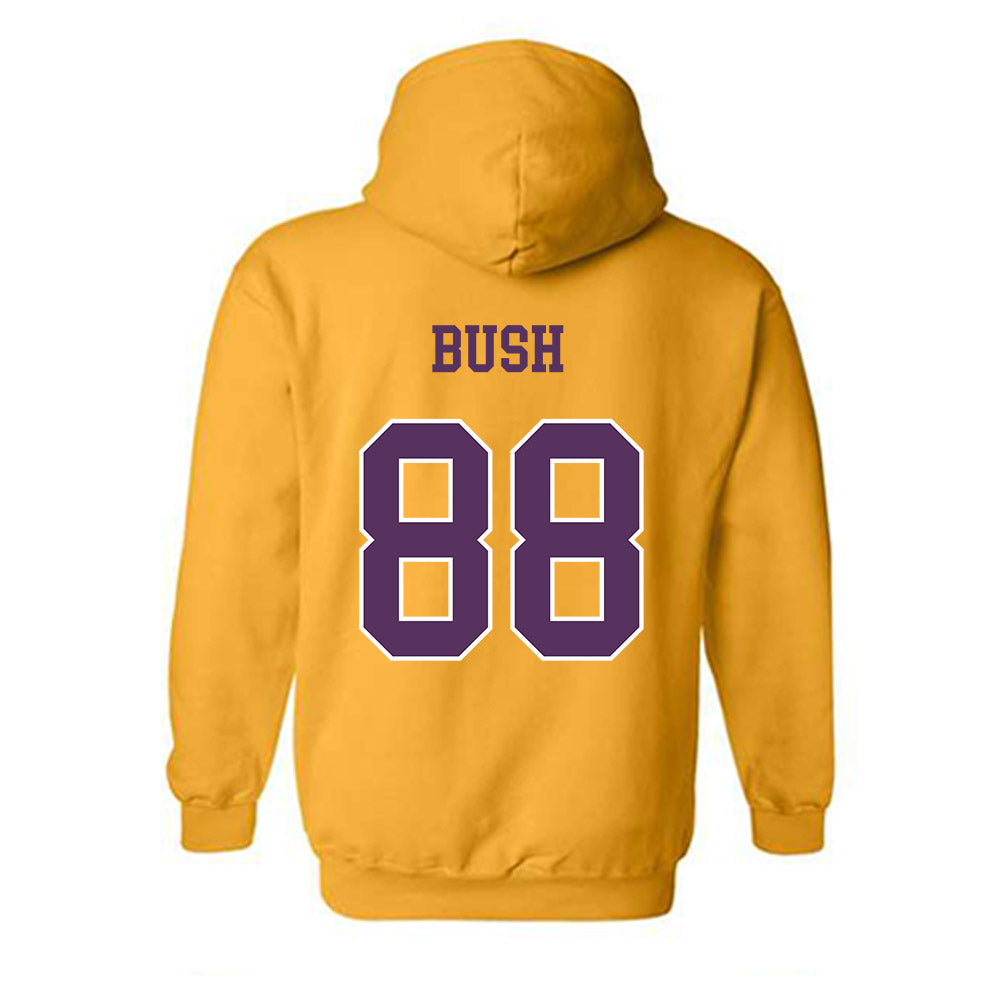 JMU - NCAA Football : Kells Bush - Vintage Dukes Hooded Sweatshirt-1