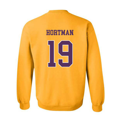 JMU - NCAA Women's Lacrosse : Sophie Hortman - Vintage Dukes Crewneck Sweatshirt-1