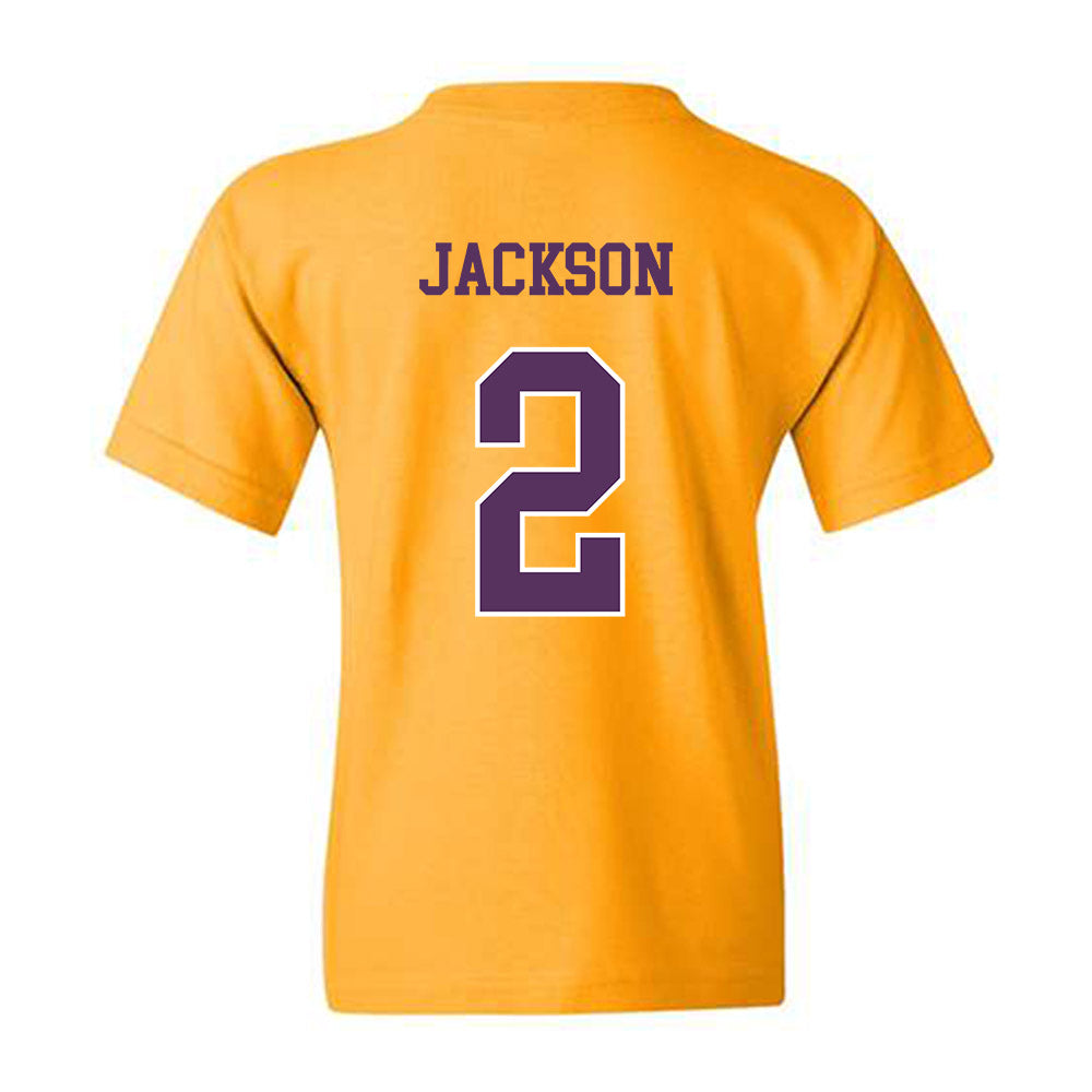 JMU - NCAA Football : Nakian Jackson - Vintage Dukes Youth T-Shirt-1