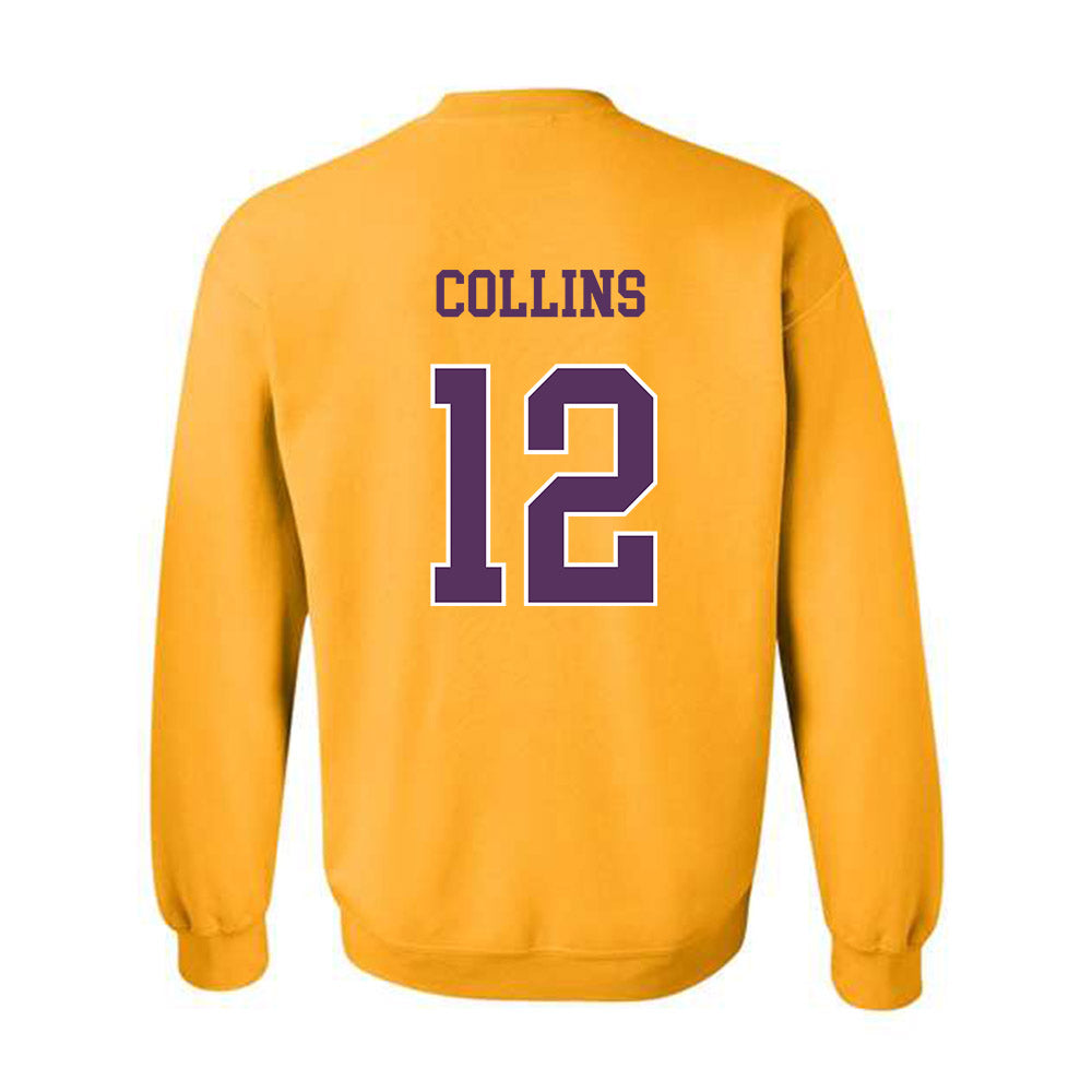 JMU - NCAA Football : Zaron Collins - Vintage Dukes Crewneck Sweatshirt-1