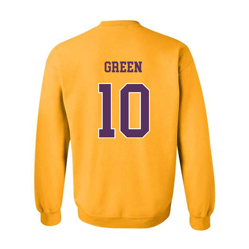 JMU - Football Alumni : Jalen Green - Vintage Dukes Crewneck Sweatshirt-1