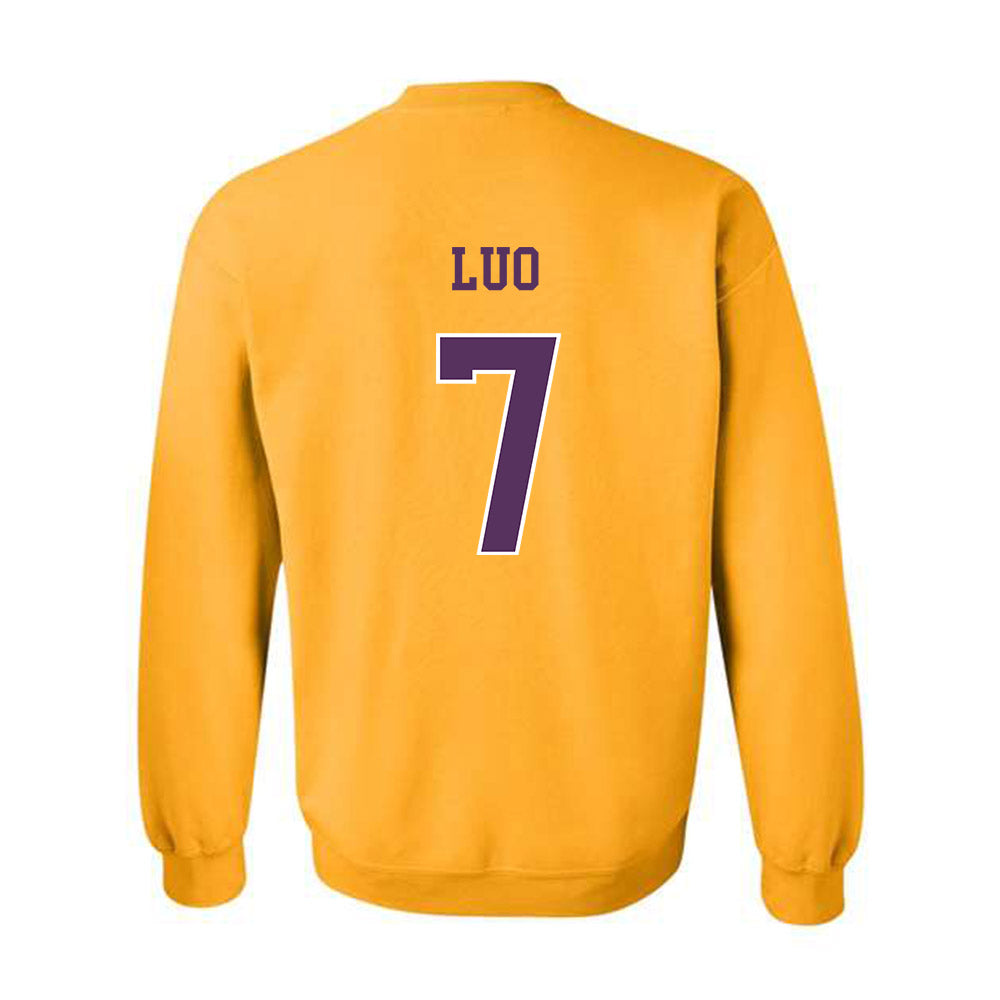 JMU - NCAA Women's Soccer : Gloria Luo - Vintage Dukes Crewneck Sweatshirt-1