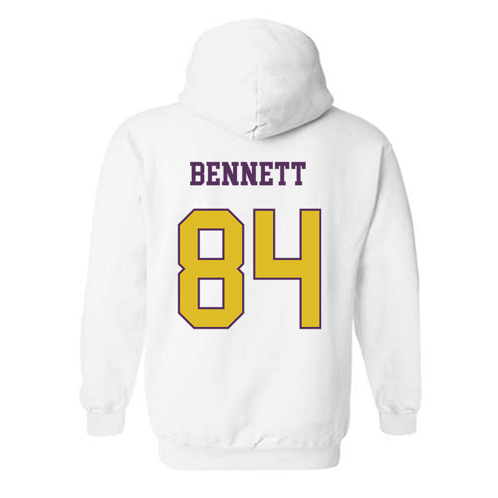 JMU - NCAA Football : Andrew Bennett - Vintage Dukes Hooded Sweatshirt-1
