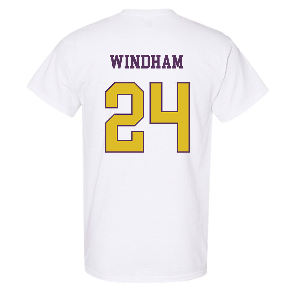 JMU - NCAA Men's Basketball : KJ Windham - Vintage Dukes T-Shirt-1