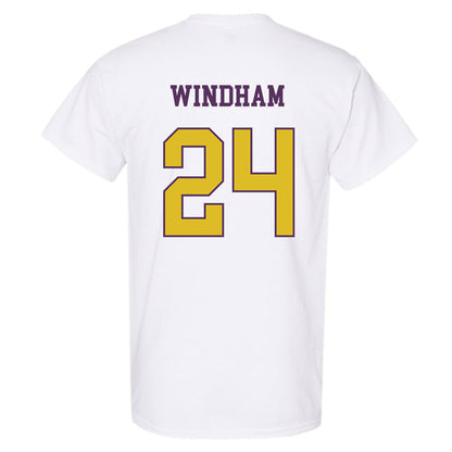 JMU - NCAA Men's Basketball : KJ Windham - Vintage Dukes T-Shirt-1