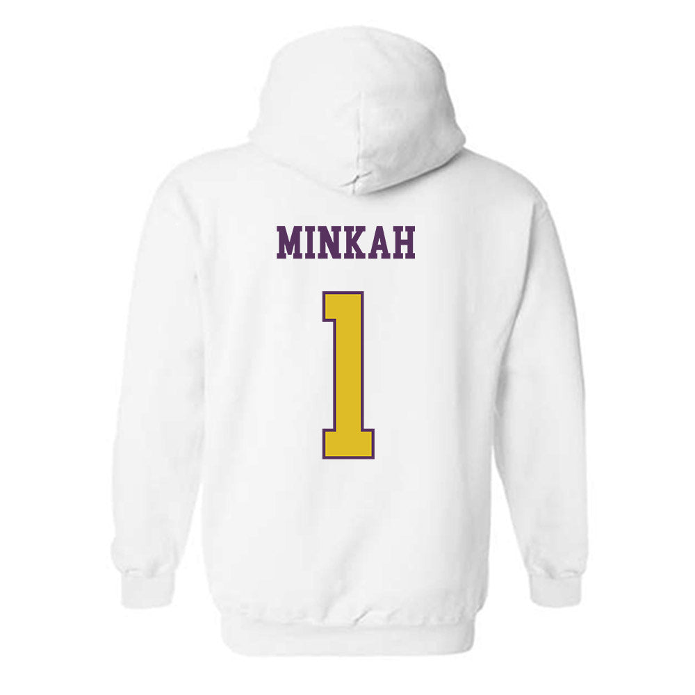 JMU - NCAA Football : Damier Minkah - Vintage Dukes Hooded Sweatshirt-1