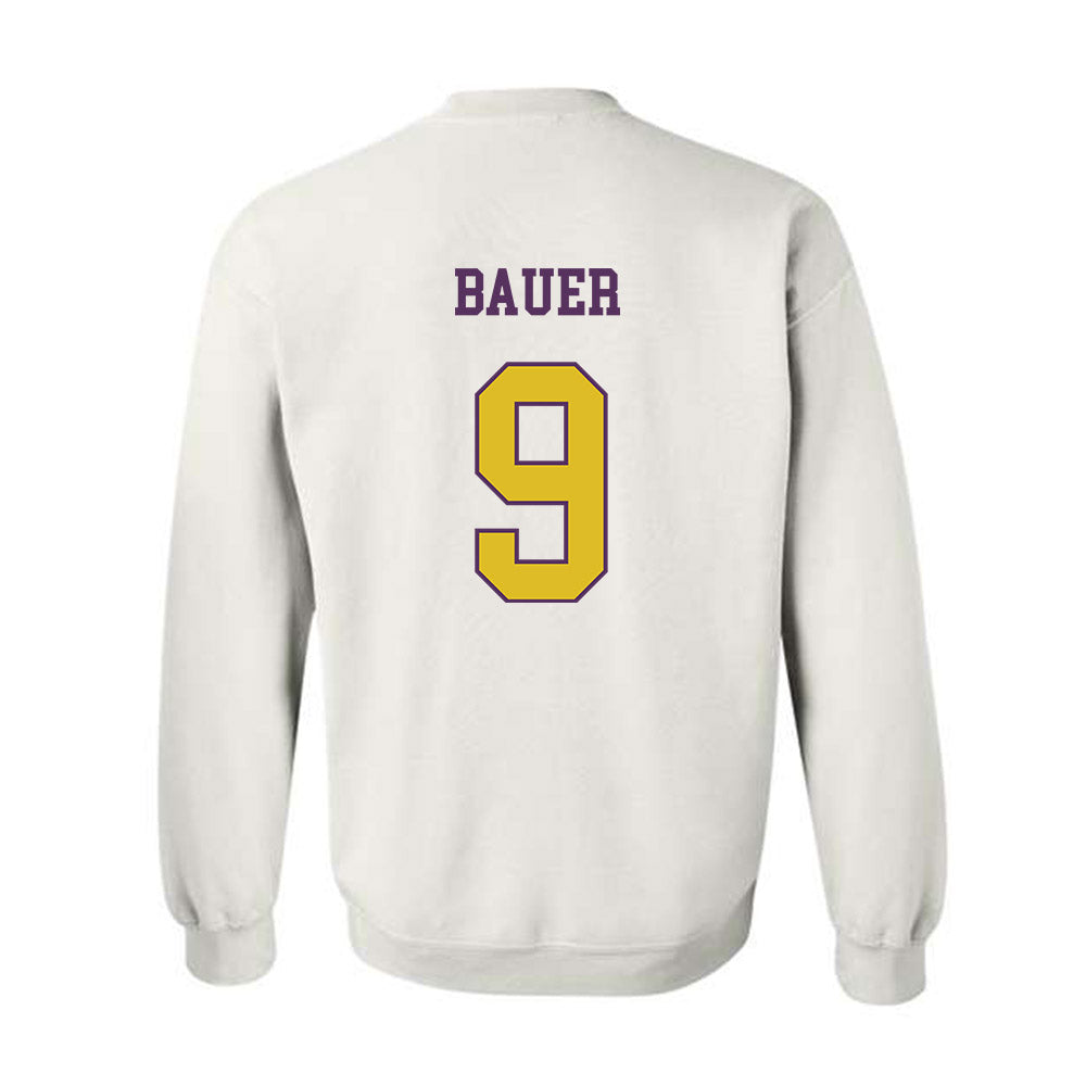JMU - NCAA Baseball : Landon Bauer - Vintage Dukes Crewneck Sweatshirt-1