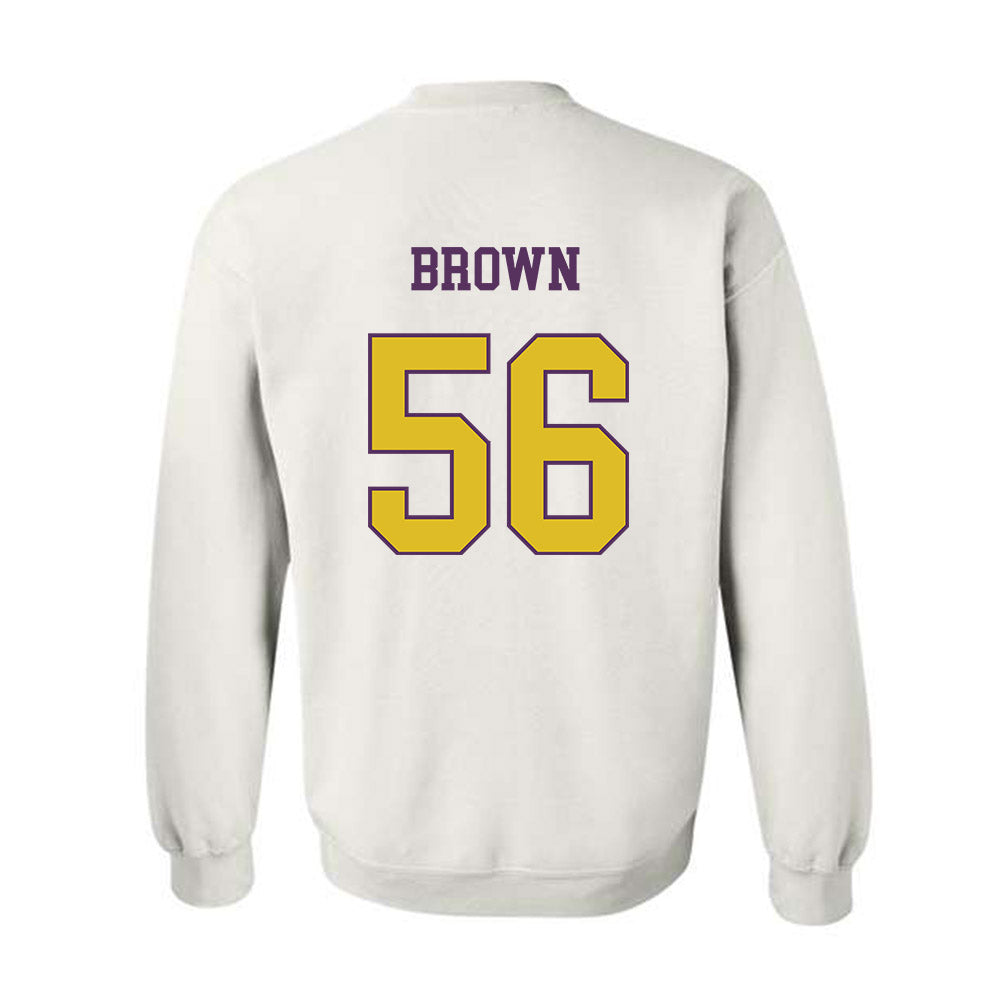 JMU - NCAA Football : Tyler Brown - Vintage Dukes Crewneck Sweatshirt-1