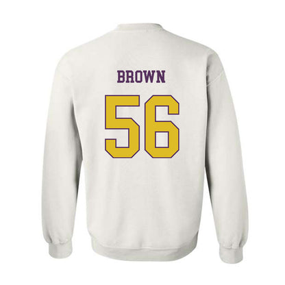JMU - NCAA Football : Tyler Brown - Vintage Dukes Crewneck Sweatshirt-1