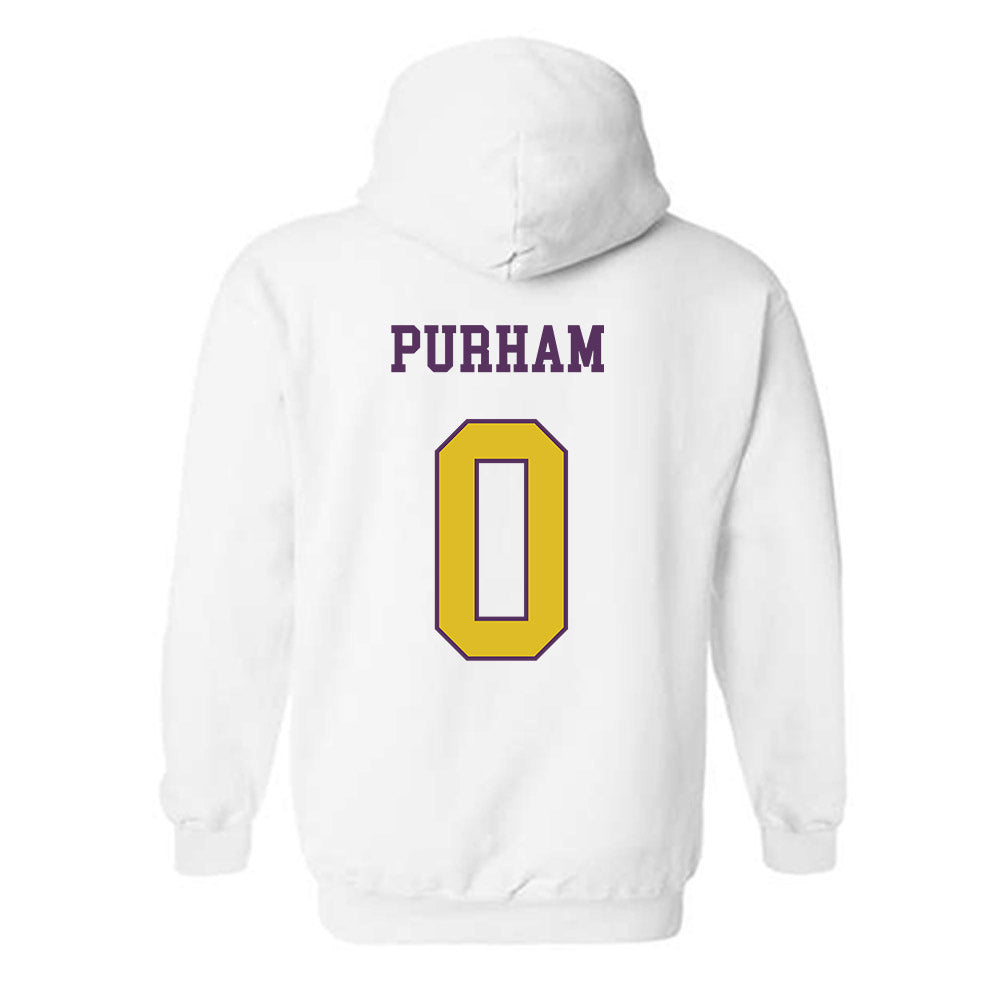 JMU - NCAA Football : Mason Purham - Vintage Dukes Hooded Sweatshirt-1