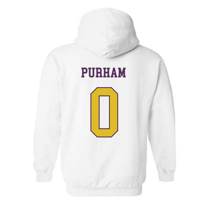 JMU - NCAA Football : Mason Purham - Vintage Dukes Hooded Sweatshirt-1