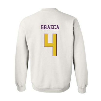 JMU - NCAA Women's Soccer : Emily Graeca - Vintage Dukes Crewneck Sweatshirt-1
