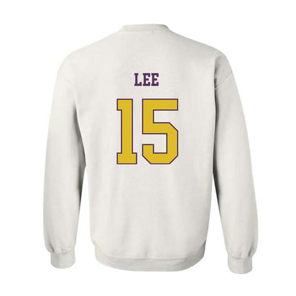 JMU - NCAA Men's Basketball : Brandon Lee - Vintage Dukes Crewneck Sweatshirt-1