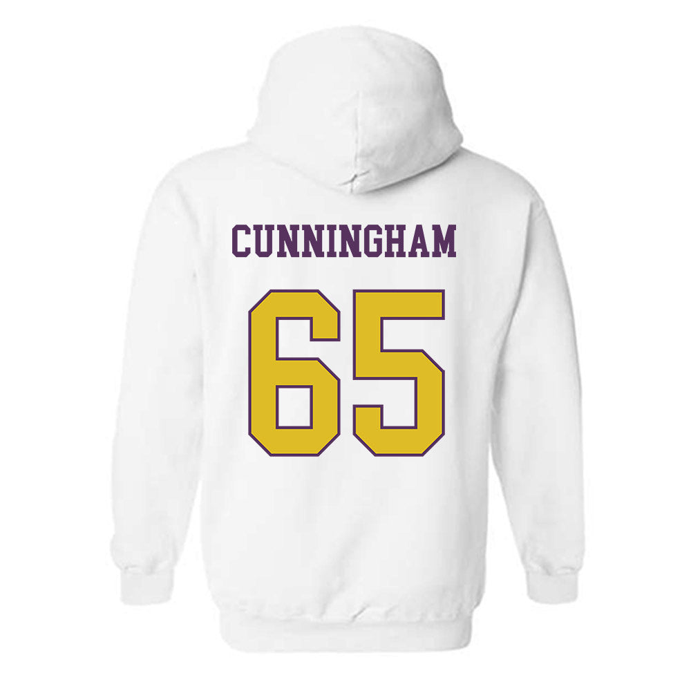 JMU - NCAA Football : Parker Cunningham - Vintage Dukes Hooded Sweatshirt-1