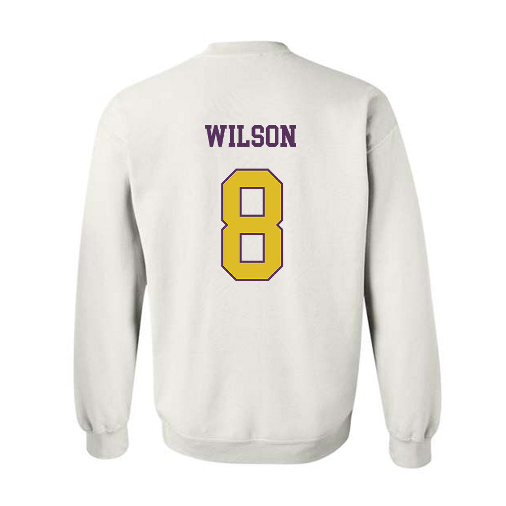 JMU - NCAA Women's Volleyball : Anna Wilson - Vintage Dukes Crewneck Sweatshirt-1