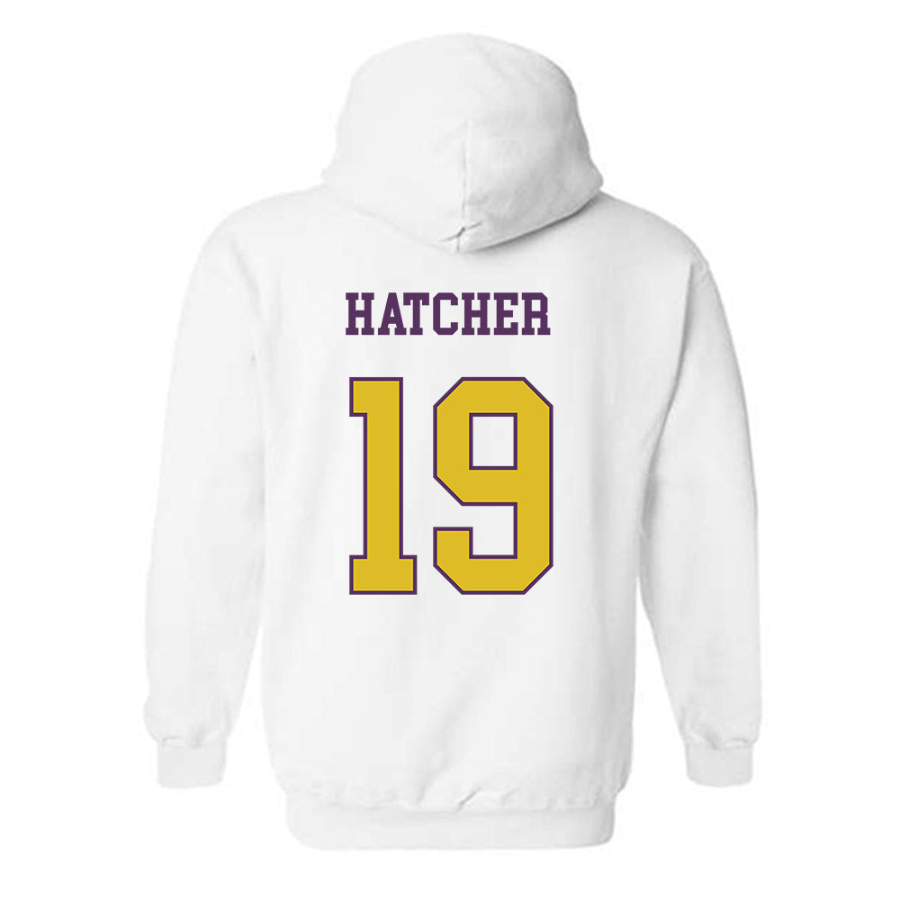 JMU - NCAA Softball : E.G. Hatcher - Vintage Dukes Hooded Sweatshirt-1