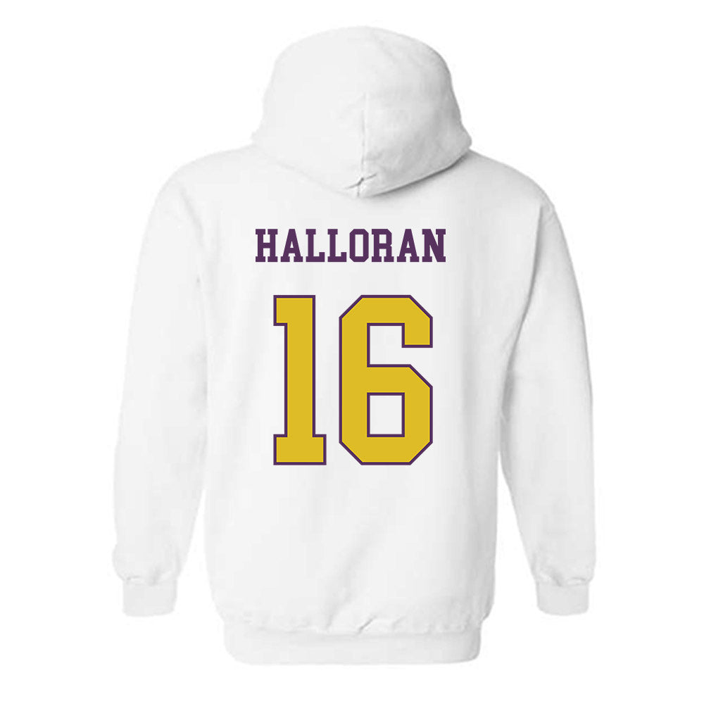 JMU - NCAA Men's Soccer : Smith Halloran - Vintage Dukes Hooded Sweatshirt-1