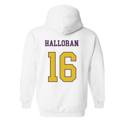 JMU - NCAA Men's Soccer : Smith Halloran - Vintage Dukes Hooded Sweatshirt-1