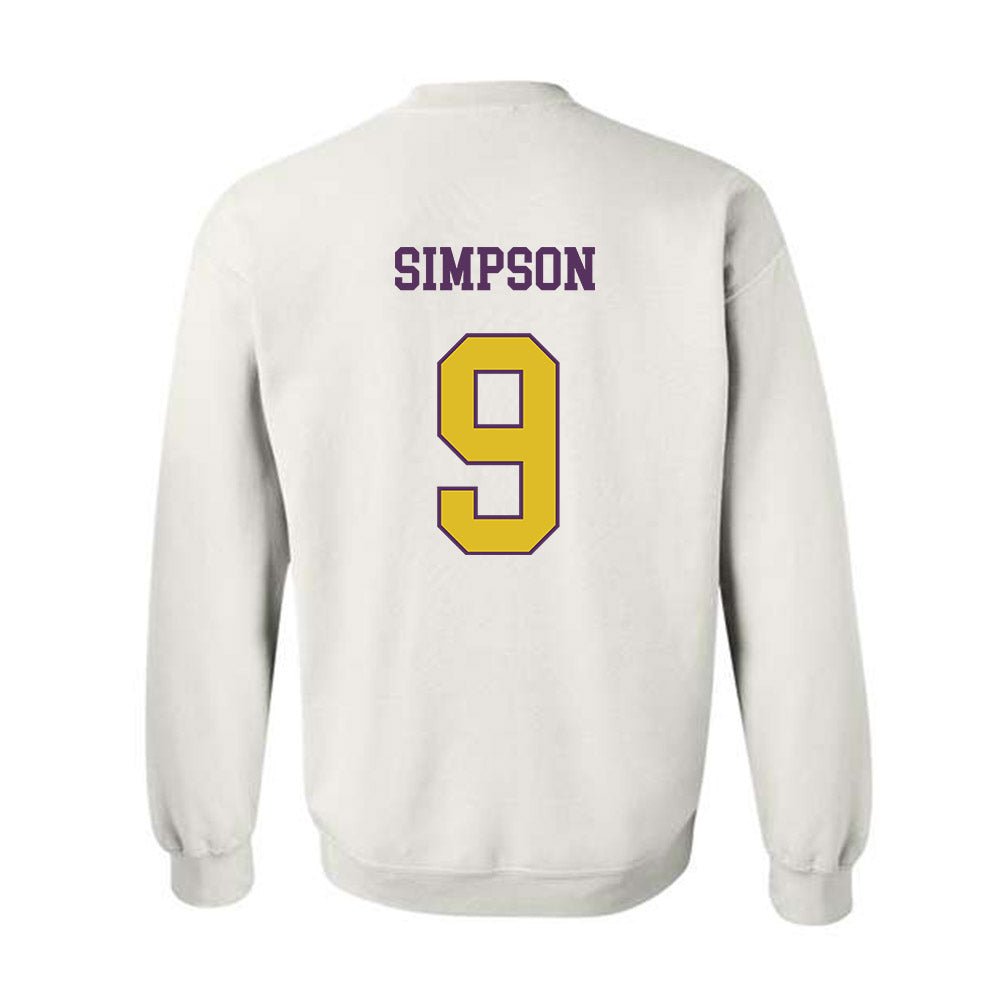 JMU - NCAA Football : Keitrone Simpson - Vintage Dukes Crewneck Sweatshirt-1