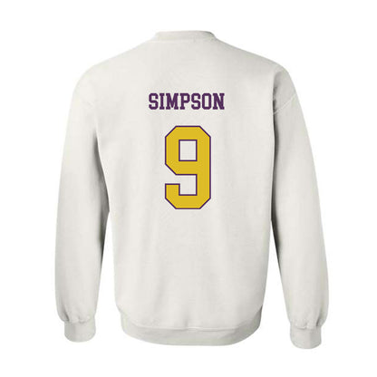 JMU - NCAA Football : Keitrone Simpson - Vintage Dukes Crewneck Sweatshirt-1