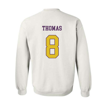 JMU - NCAA Football : Amar Thomas - Vintage Dukes Crewneck Sweatshirt-1