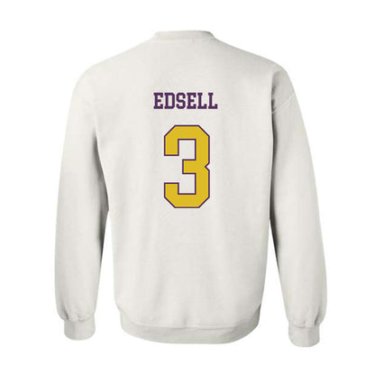 JMU - NCAA Women's Basketball : Reagan Edsell - Vintage Dukes Crewneck Sweatshirt-1