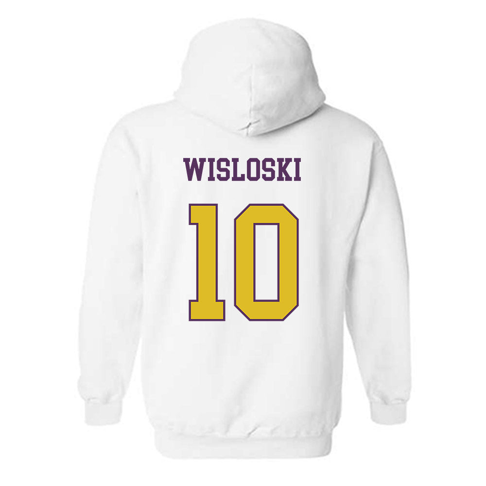 JMU - NCAA Football : Braeden Wisloski - Vintage Dukes Hooded Sweatshirt-1