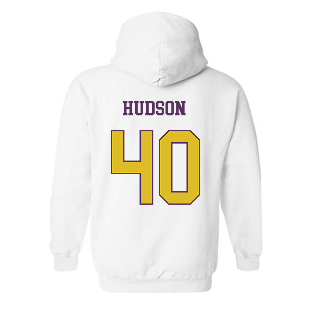 JMU - NCAA Football : Zion Hudson - Vintage Dukes Hooded Sweatshirt-1