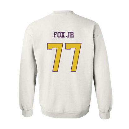 JMU - NCAA Football : Daniel Fox JR - Vintage Dukes Crewneck Sweatshirt-1