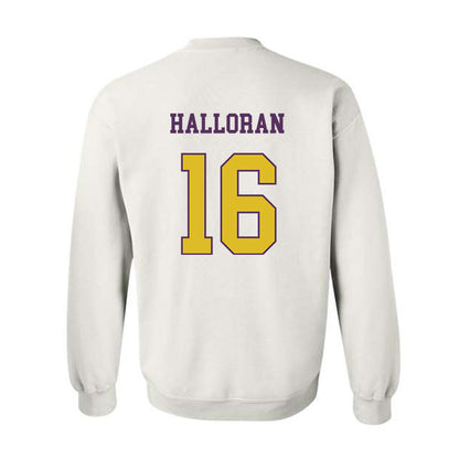 JMU - NCAA Men's Soccer : Smith Halloran - Vintage Dukes Crewneck Sweatshirt-1