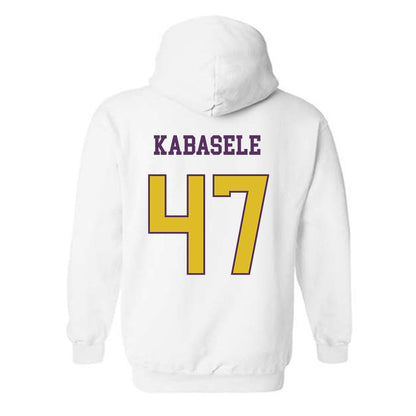 JMU - NCAA Football : Kevin Kabasele - Vintage Dukes Hooded Sweatshirt-1