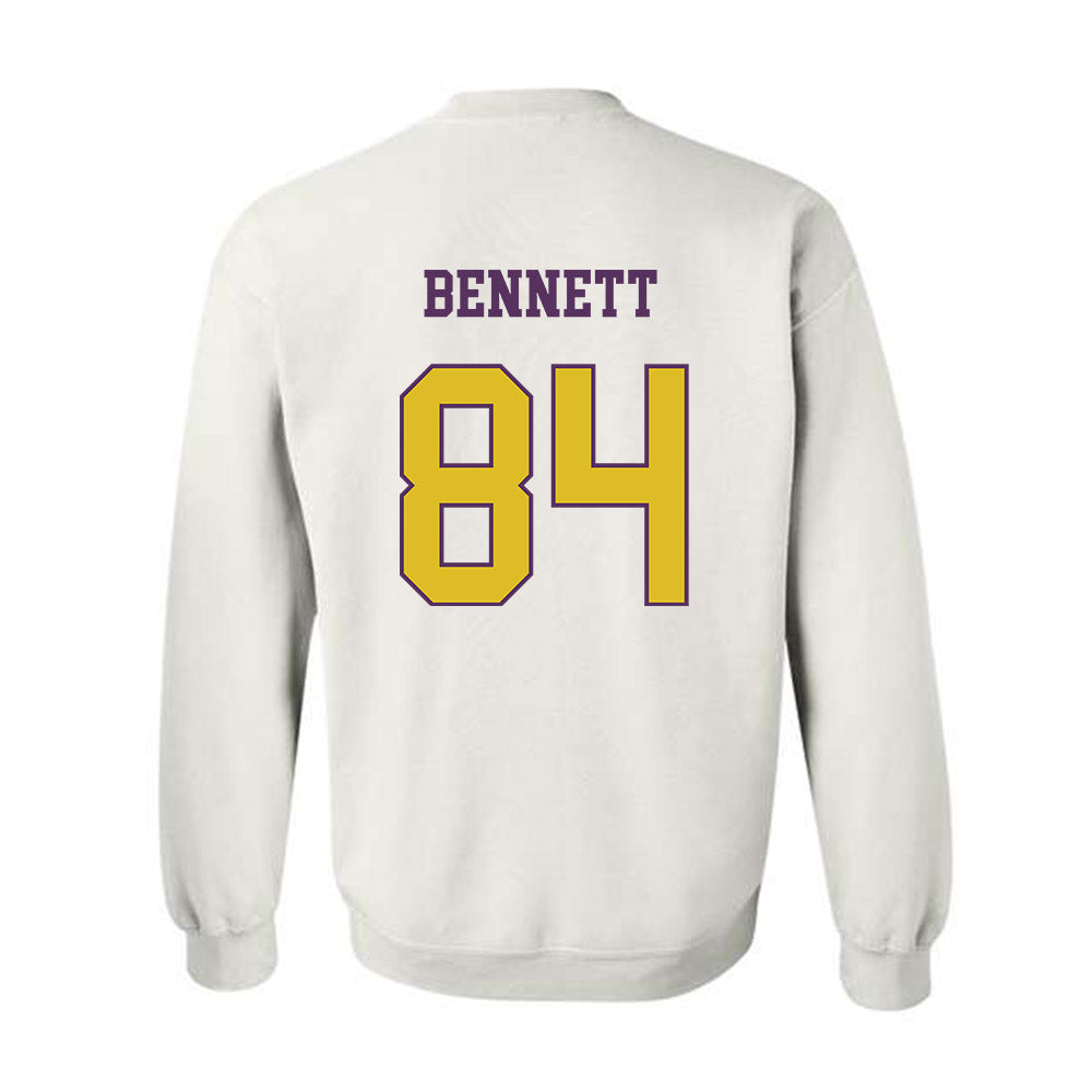 JMU - NCAA Football : Andrew Bennett - Vintage Dukes Crewneck Sweatshirt-1