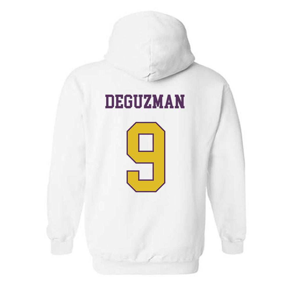 JMU - NCAA Women's Soccer : Samantha DeGuzman - Vintage Dukes Hooded Sweatshirt-1