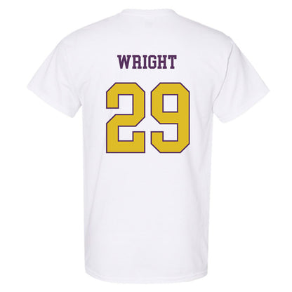 JMU - NCAA Football : KJ Wright - Vintage Dukes T-Shirt-1