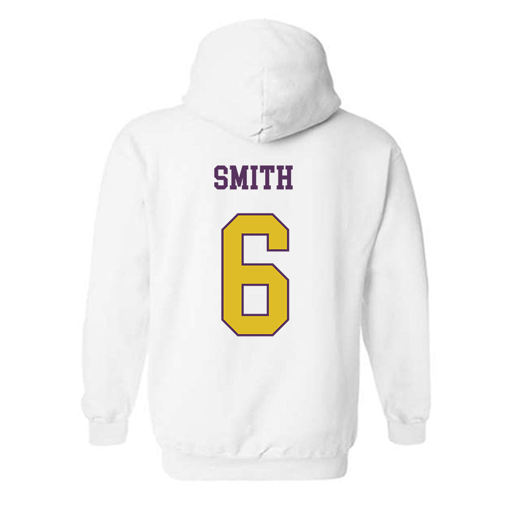 JMU - NCAA Softball : Lili Smith - Vintage Dukes Hooded Sweatshirt-1