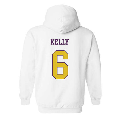 JMU - NCAA Football : DJ Kelly - Vintage Dukes Hooded Sweatshirt-1