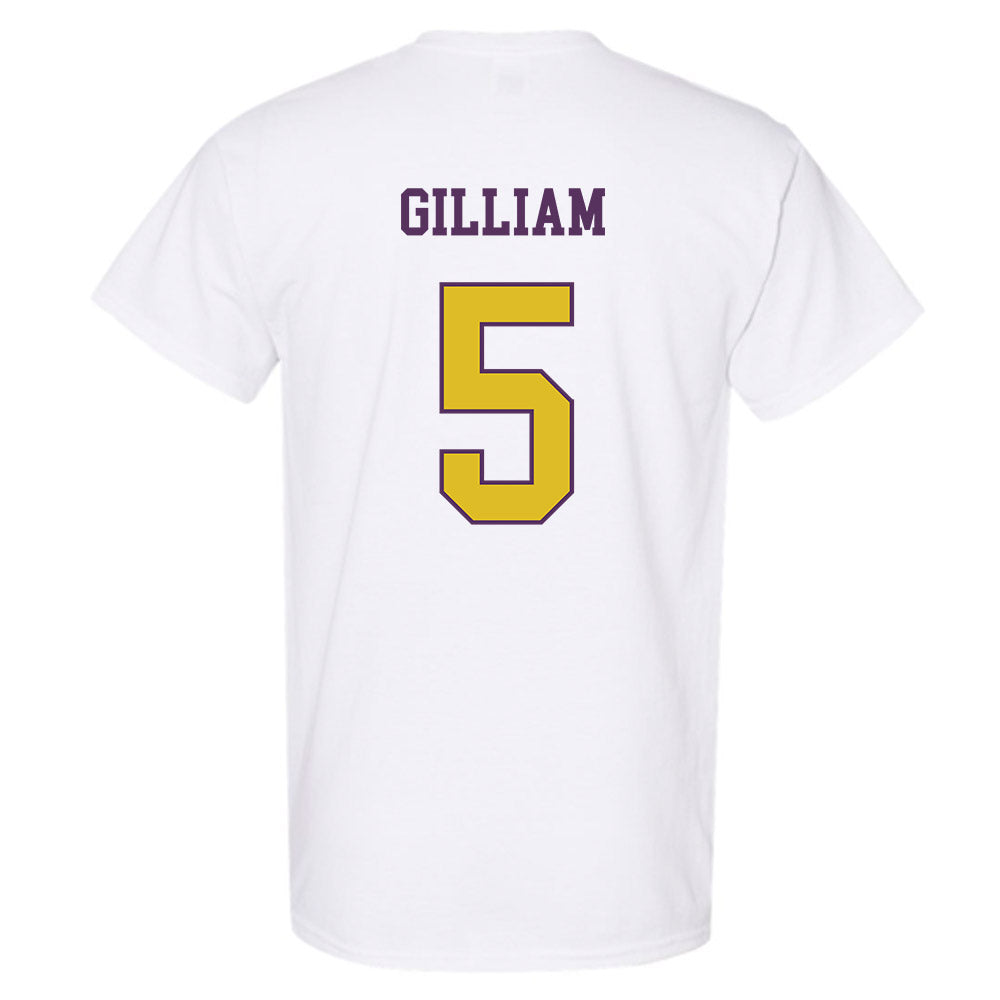 JMU - NCAA Women's Basketball : Demi Gilliam - Vintage Dukes T-Shirt-1