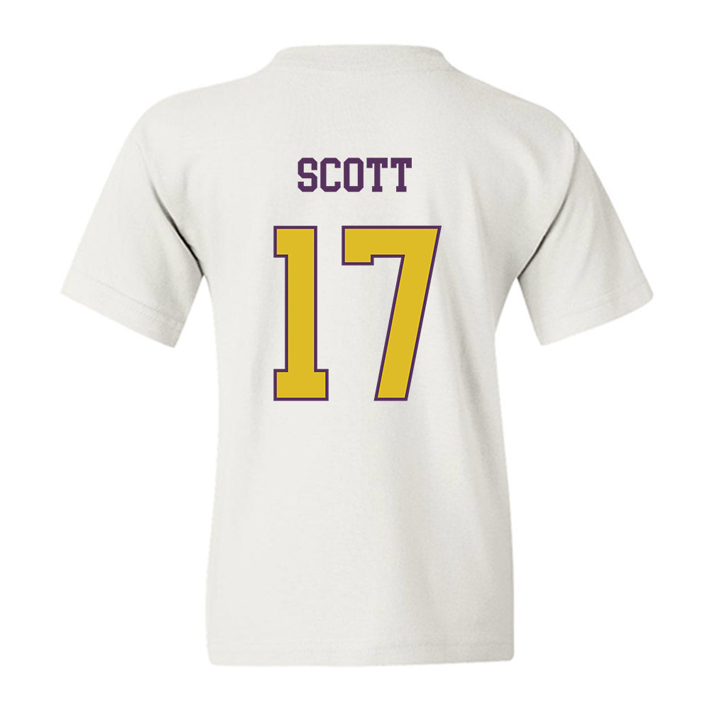 JMU - NCAA Football : Michael Scott - Vintage Dukes Youth T-Shirt-1