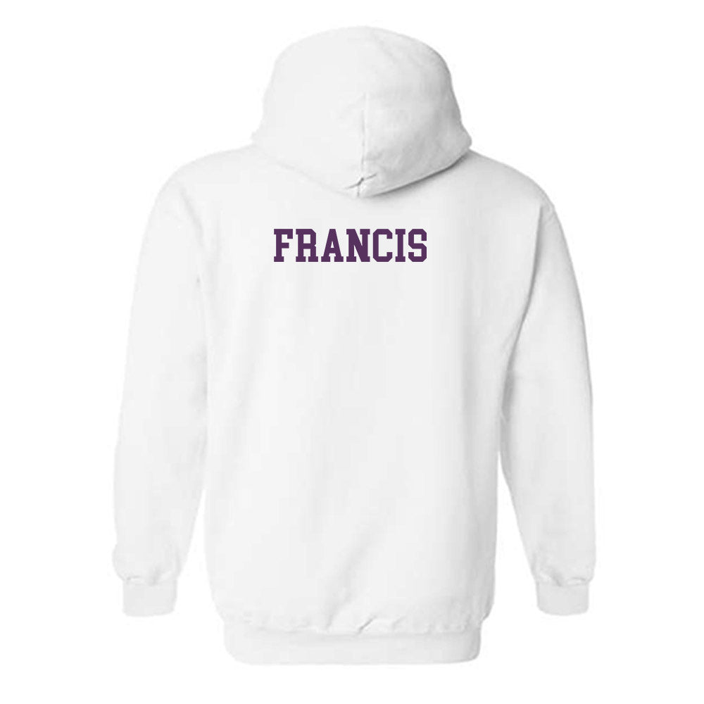 JMU - NCAA Women's Swimming & Diving : Claire Francis - Vintage Dukes Hooded Sweatshirt-1