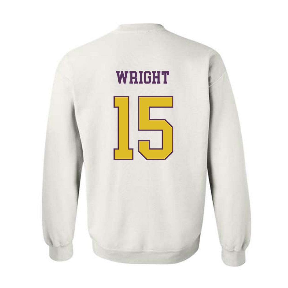 JMU - NCAA Football : Kyi Wright - Vintage Dukes Crewneck Sweatshirt-1