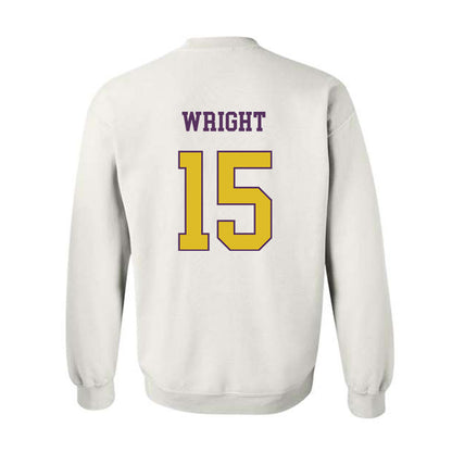 JMU - NCAA Football : Kyi Wright - Vintage Dukes Crewneck Sweatshirt-1