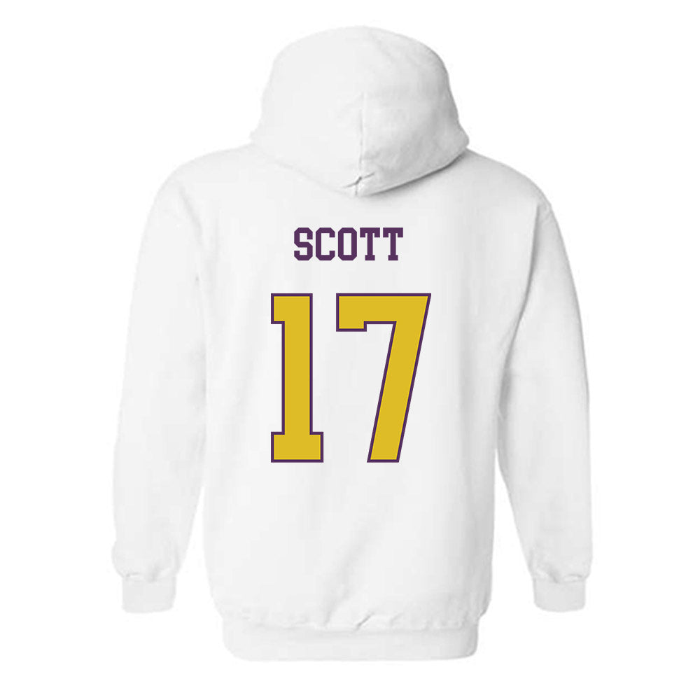 JMU - NCAA Football : Michael Scott - Vintage Dukes Hooded Sweatshirt-1
