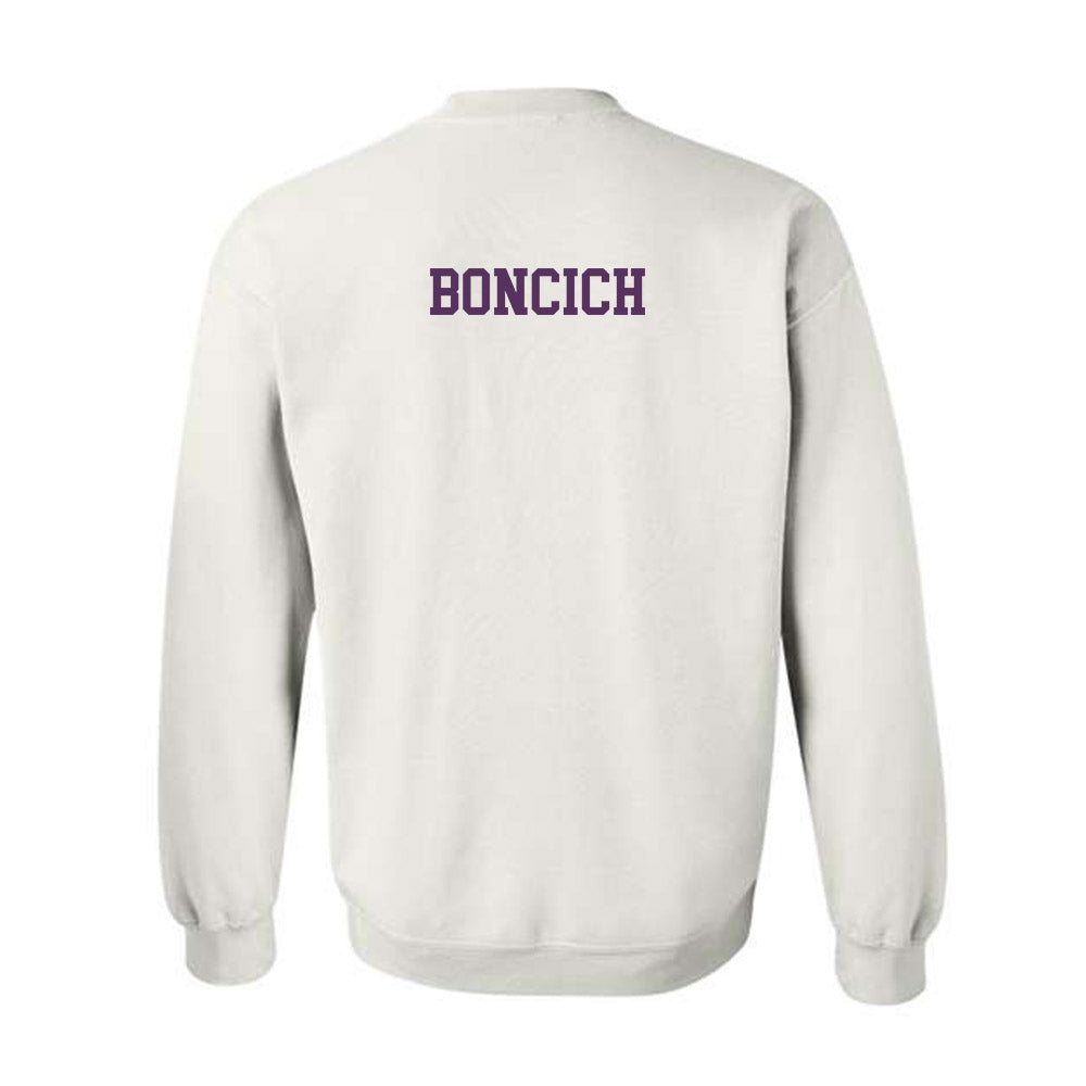 JMU - NCAA Cheerleading : Annaka Boncich - Vintage Dukes Crewneck Sweatshirt-1